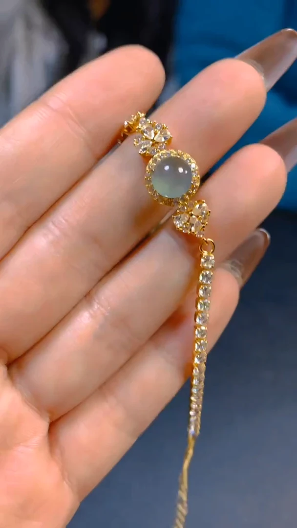 【闪购商品】翡翠手链未镶嵌0800073944多样性发一