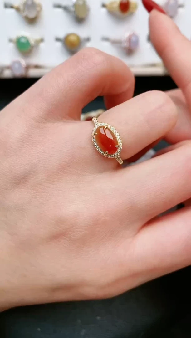 【闪购商品】翡翠戒指银S925镶嵌.....