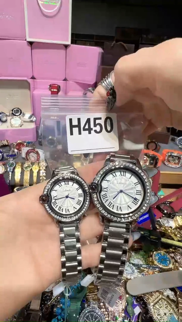 石英机芯不锈钢不锈钢直播定闪专用