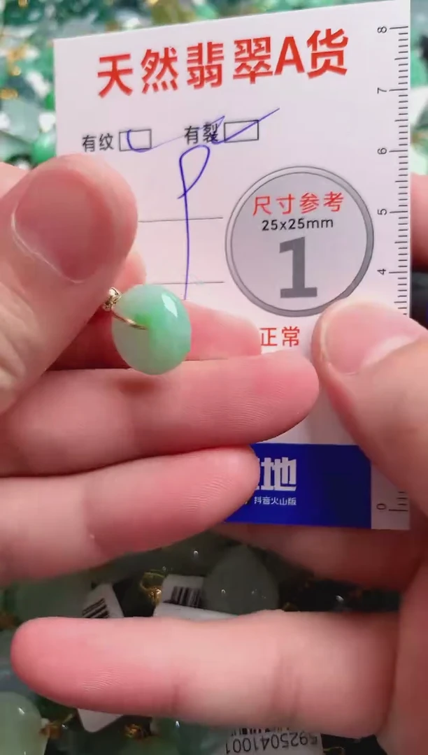 翡翠未镶嵌颈饰23002366