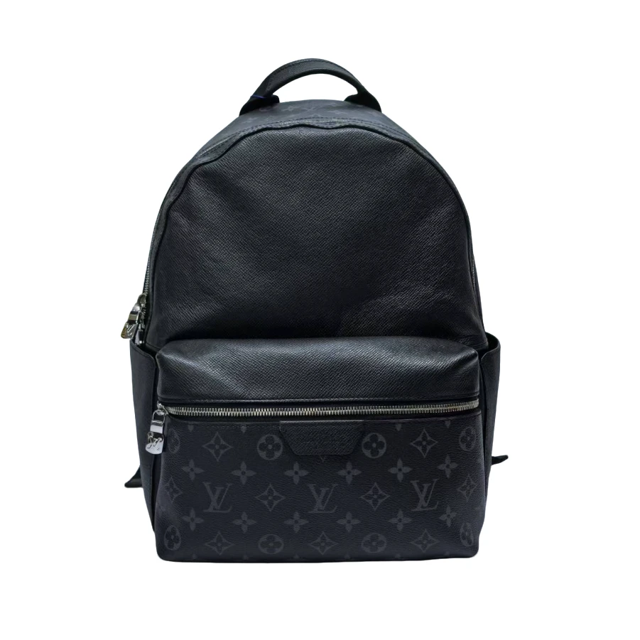 95新 LouisVuitton/路易威登 男士黑色拼皮阿波罗双肩包