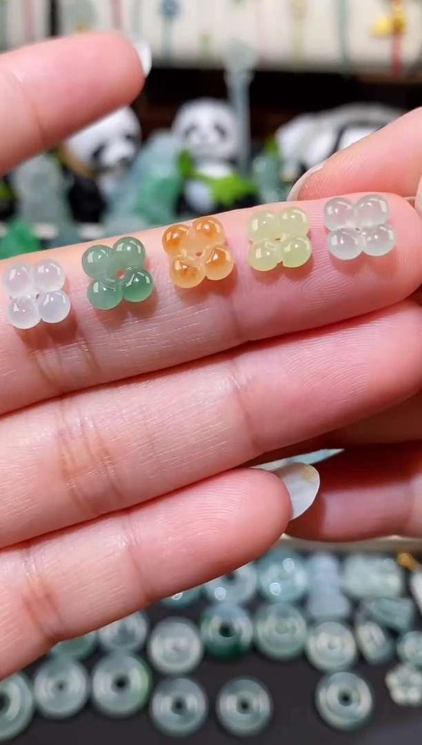 散珠翡翠桂花裸石