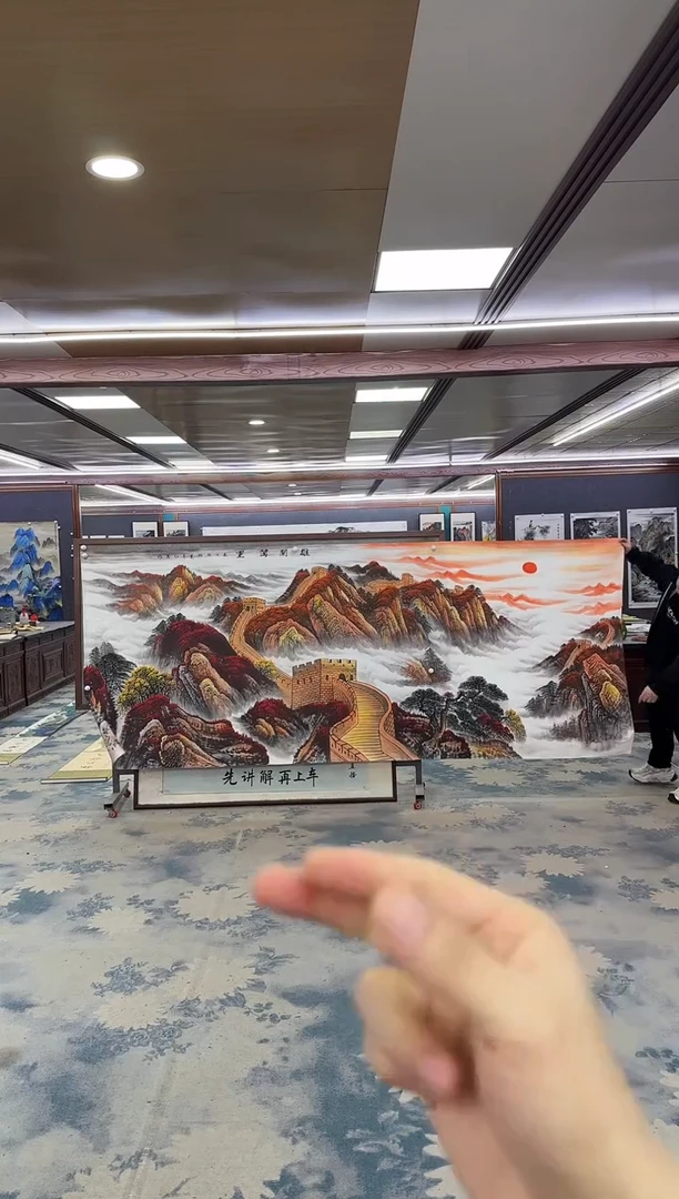 国画W-王红兵-大丈二-山水国画