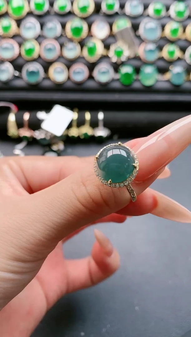 【闪购商品】翡翠戒指银S925镶嵌11111111