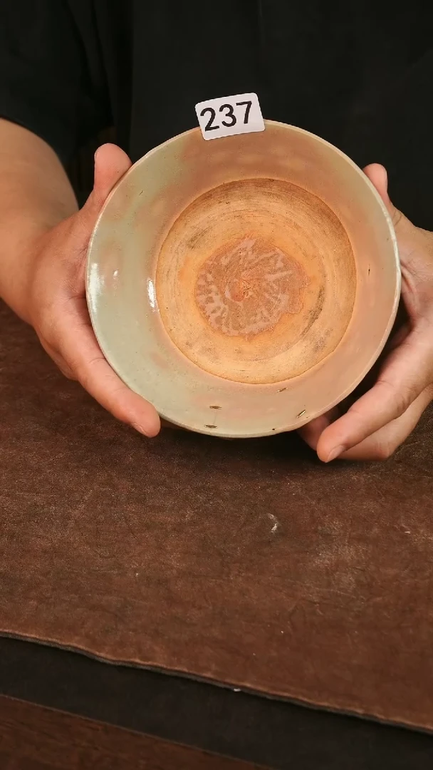 盘古拙壶承开片 锔钉237