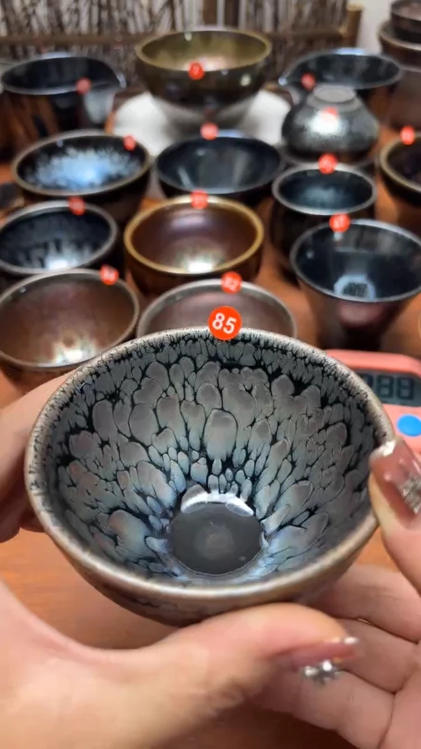 【闪购商品】茶盏85号建盏工匠茶器