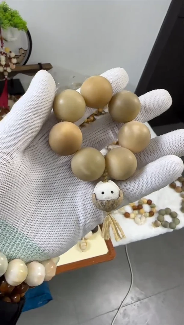 【闪购商品】白玉菩提手串22*手工干磨磨砂大手捻