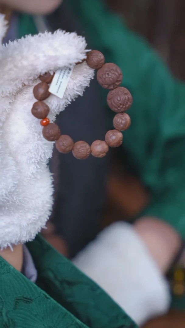 【闪购商品】泥塑龙涎念慈 并蒂莲花单圈福利孤品手串