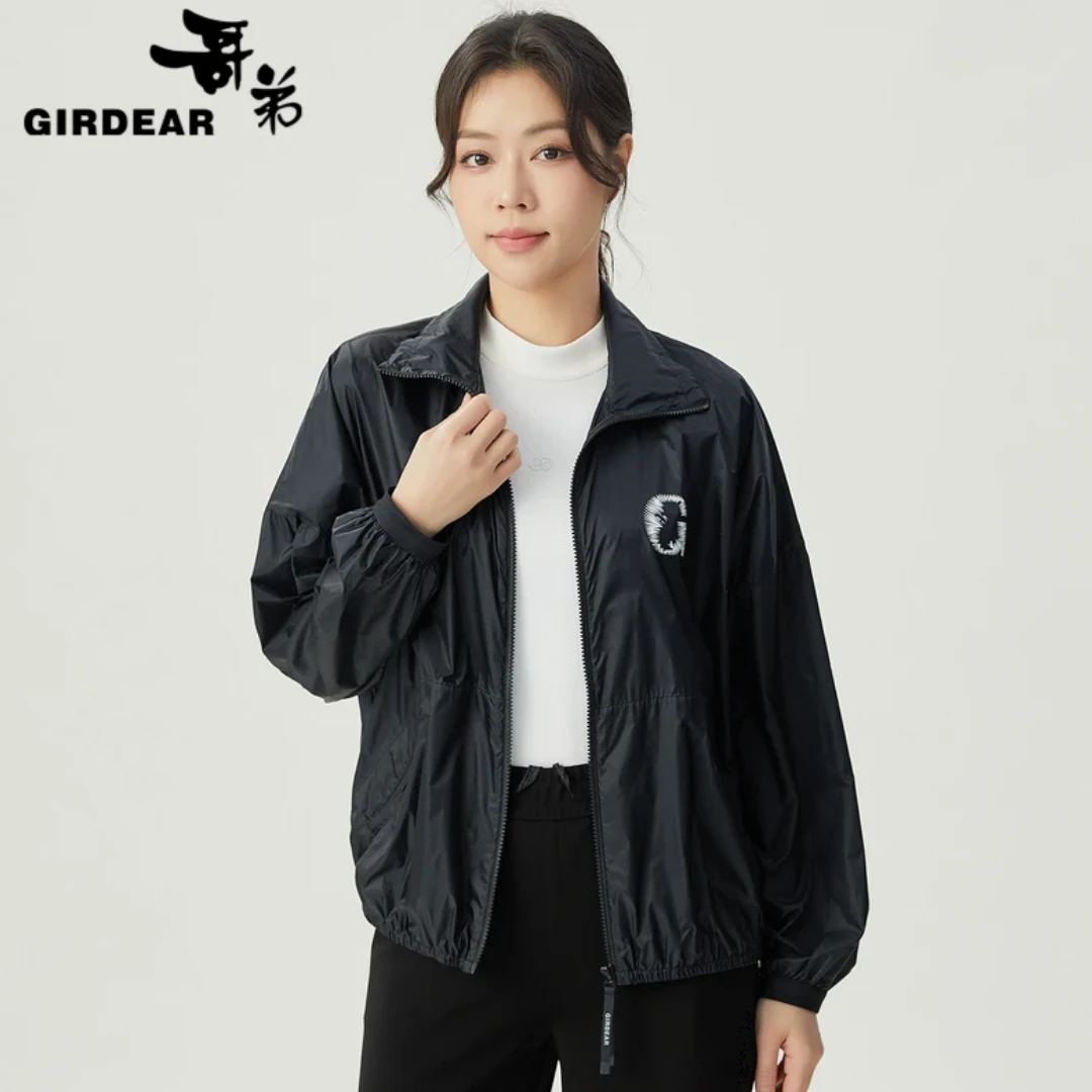 哥弟新款品质女装时尚经典魔法龙系列轻薄G字母休闲外套女1400750