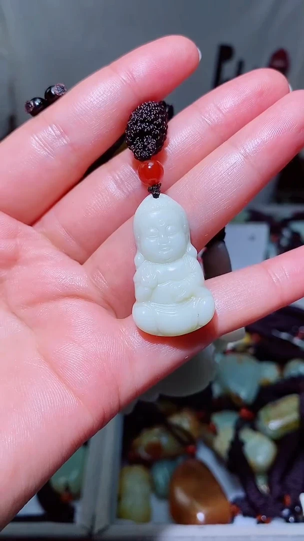 和田玉合金颈饰1