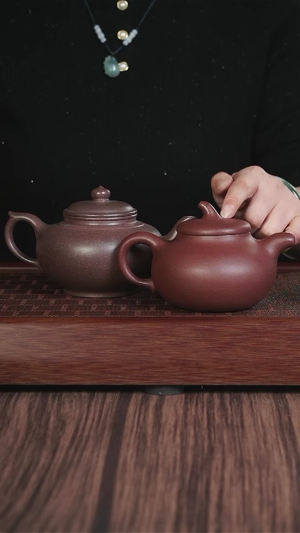 【闪购商品】紫砂茶壶底槽清茄瓜+xll天青笑樱