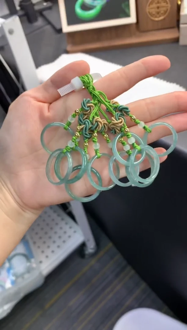 套链未镶嵌翡翠FC416 翡翠手机挂 多样性发其一