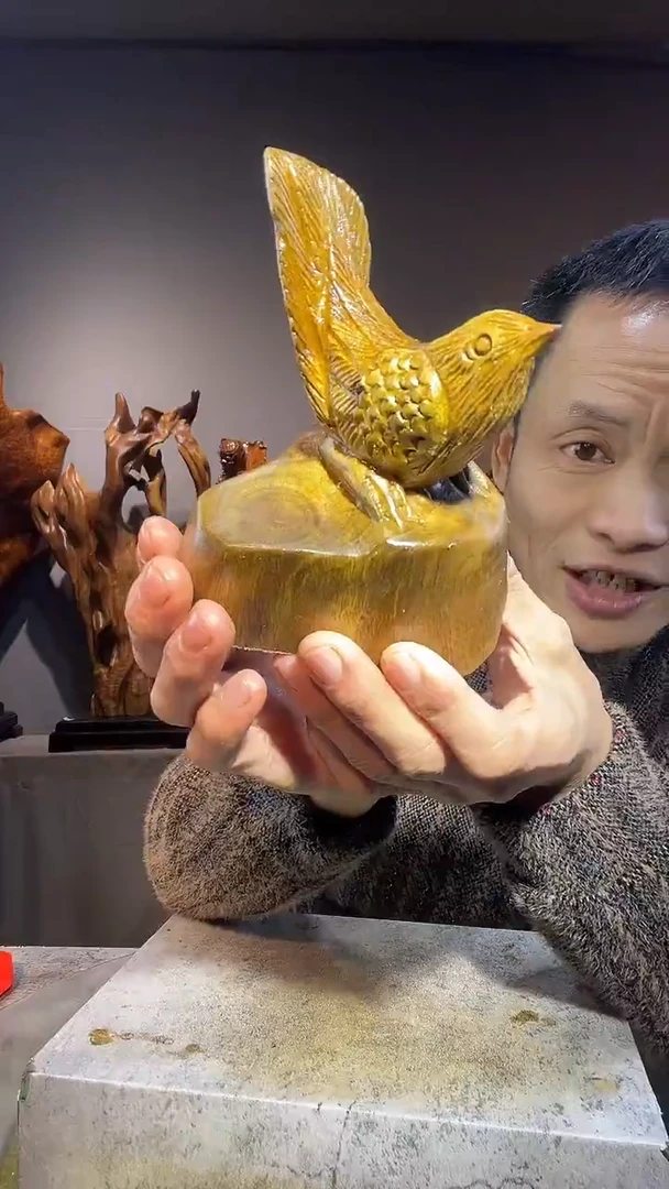 金丝楠?****生小叶桢楠随行摆件32