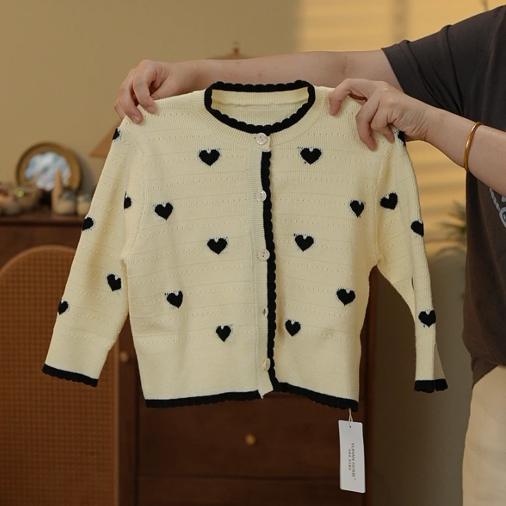 【爱心毛衣】女童开衫