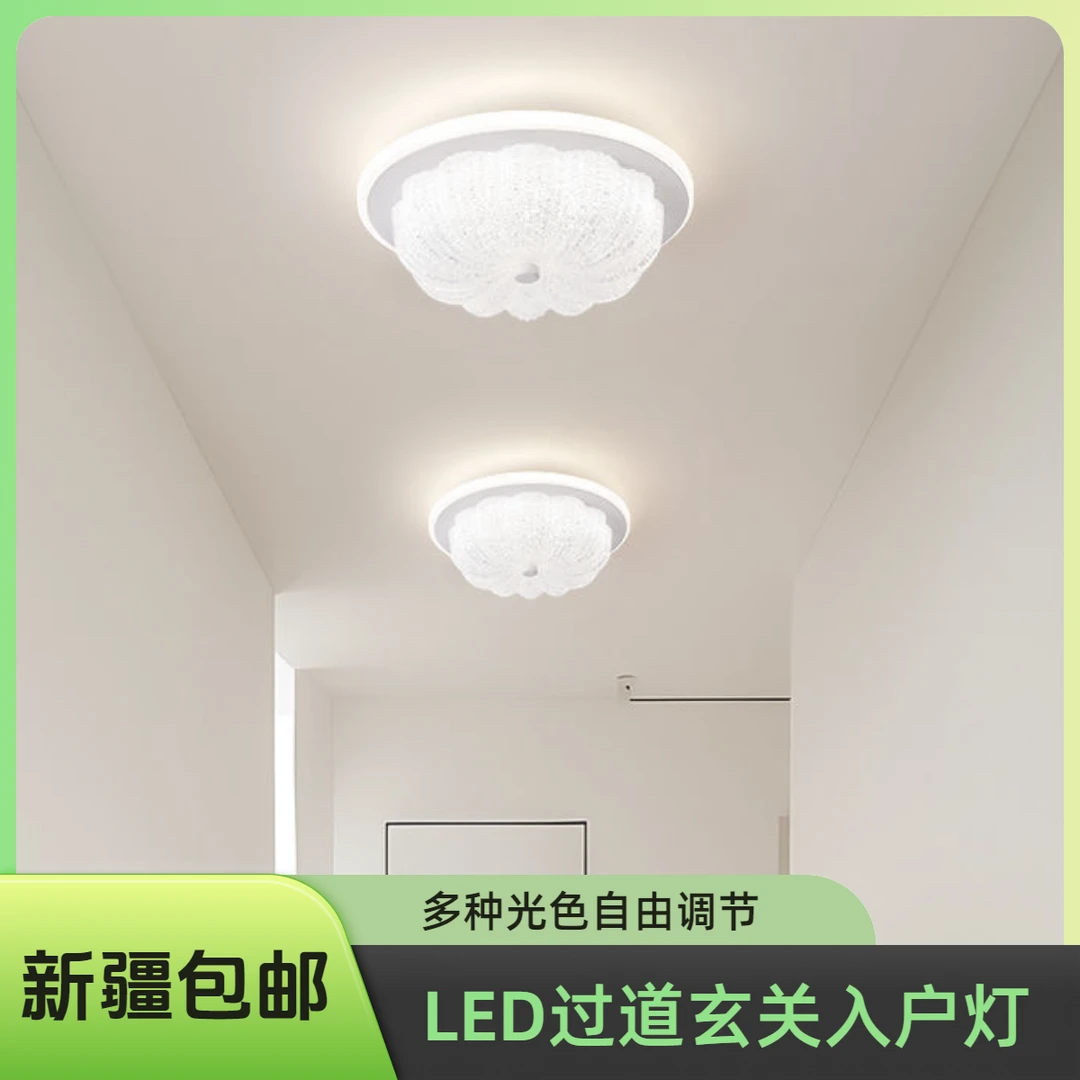 LED2025全新过道走廊灯入户门厅灯创意玄关吸顶灯阳台衣帽间灯具