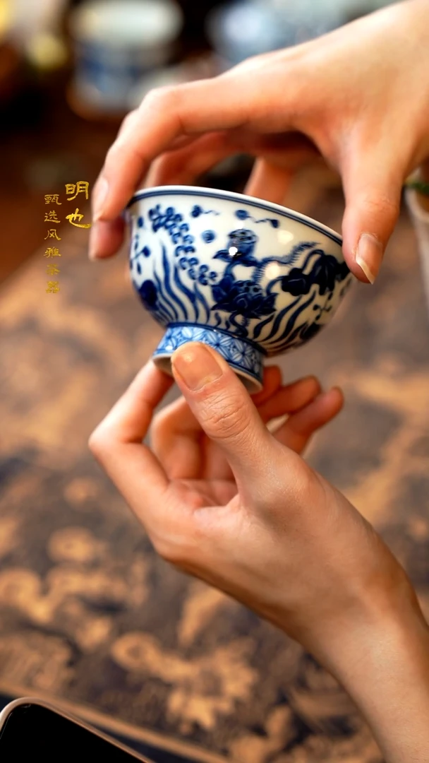 【闪购商品】1明也茶器/ 鱼杯一个