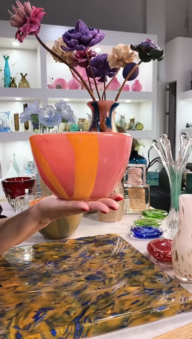 慕忆家手作琉璃花瓶