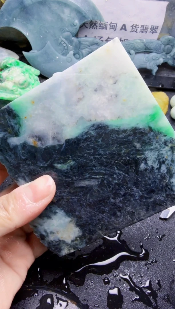 未镶嵌挂件翡翠王****墙 天然翡翠114