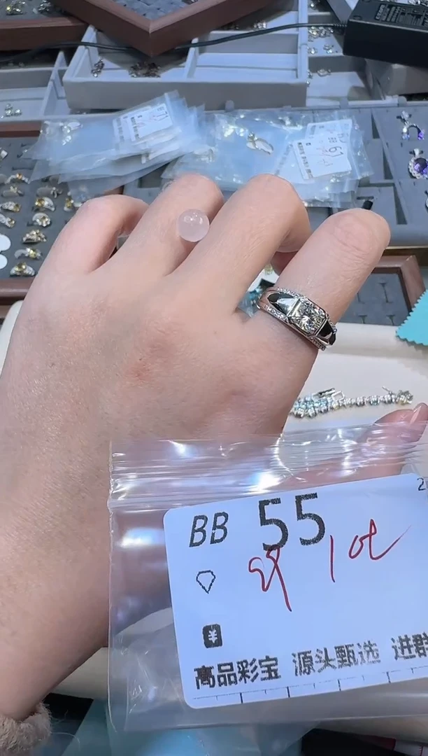 【闪购商品】水晶珠宝半成品银S925镶嵌多样性发一BB55