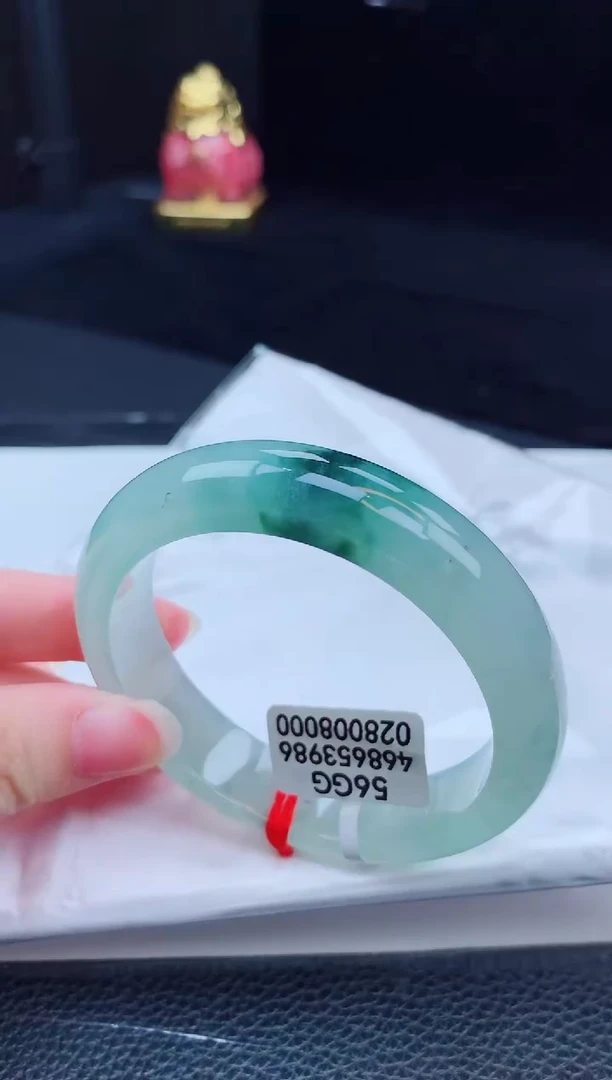 翡翠手镯未镶嵌缅甸天然翡翠A货手镯