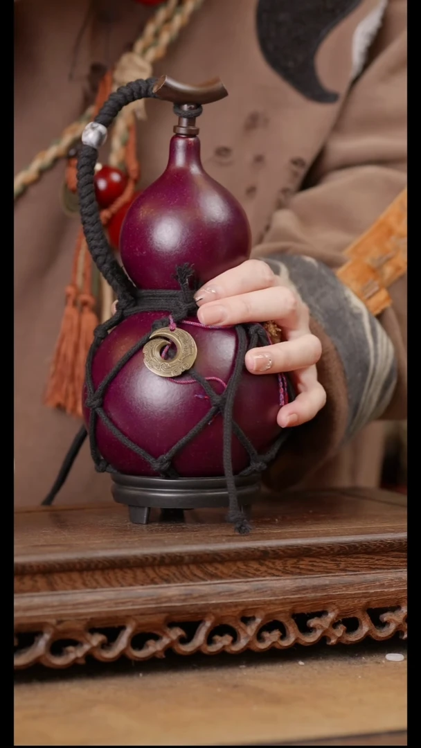 241号精品天然大漆酒葫芦一物一拍~