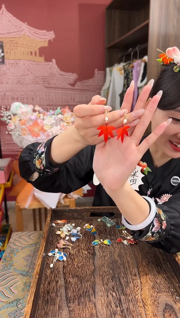 【闪购商品】刺绣 苏绣世家非遗手工（耳环）