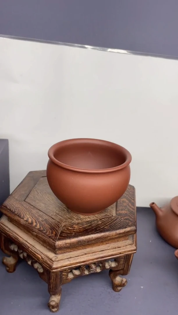 茶壶紫砂底槽清 圆融杯