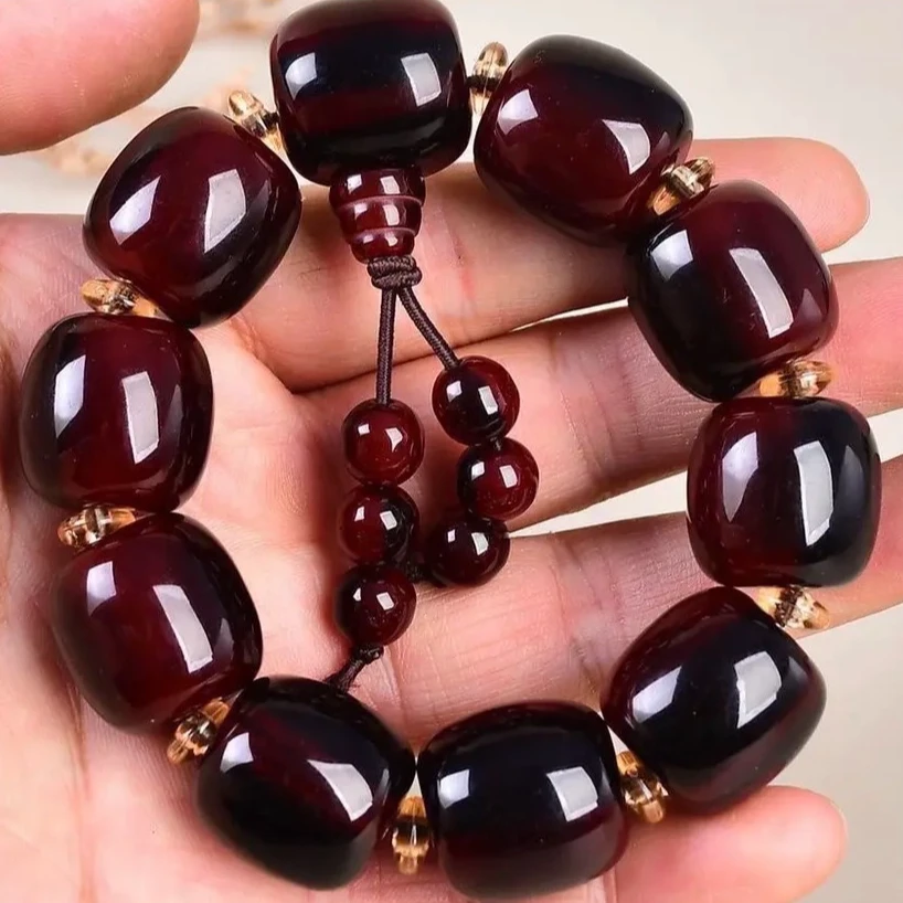 F310精美文玩手串单圈桶珠手链