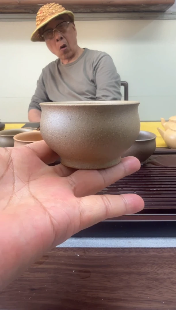 茶壶段泥墨绿泥缸杯