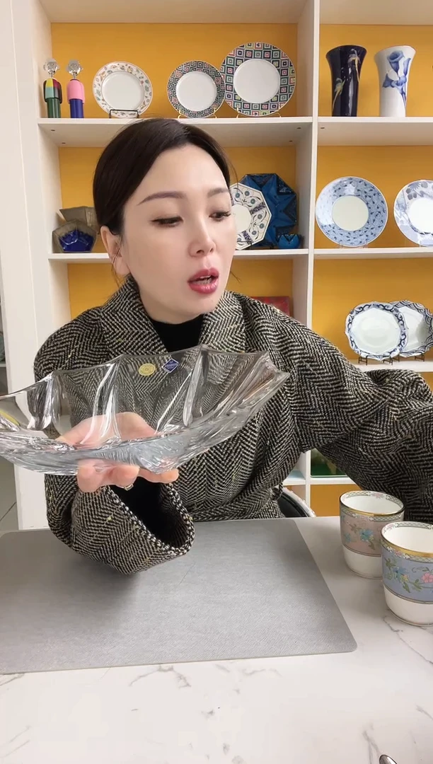福利款 捷克 水晶果斗28