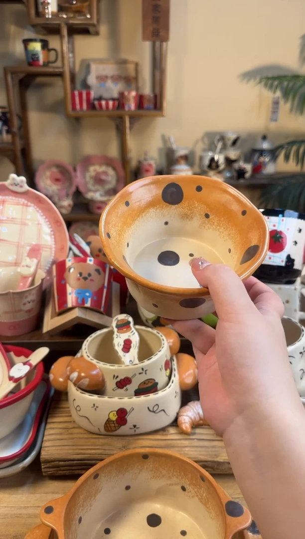 陶瓷珍珠点点果篮【十里高温釉下彩陶瓷】