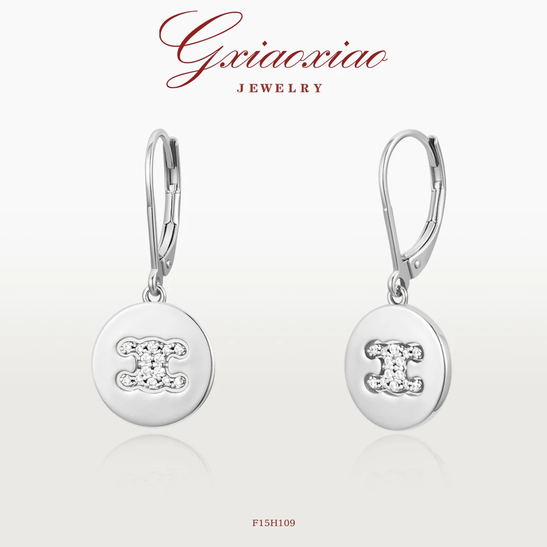 镀K金 925银针 时尚气质高级感经典百搭耳环 F15H64 F15H109