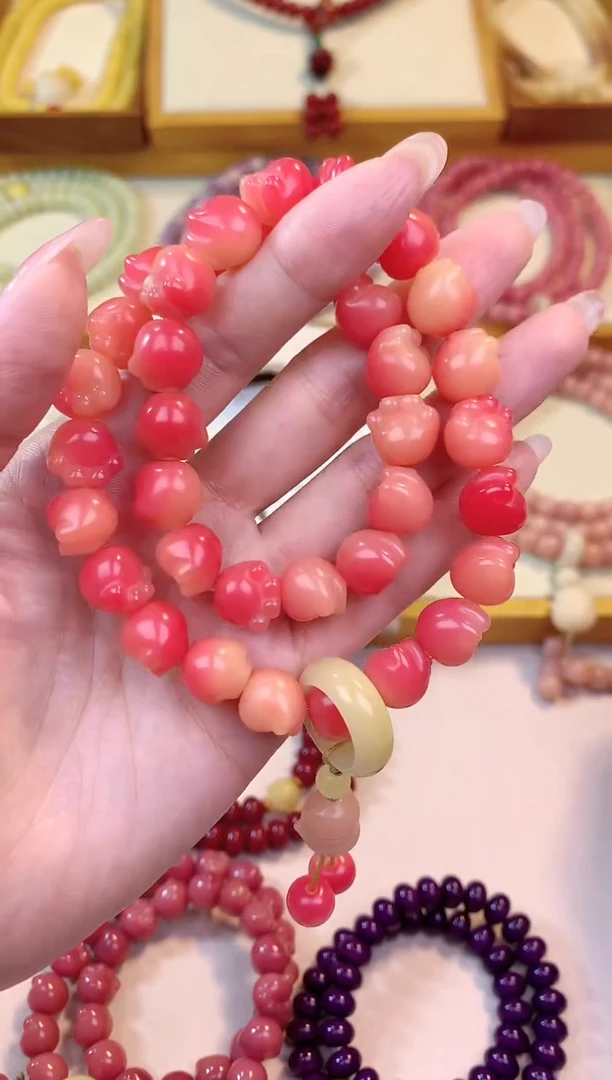 【闪购商品】白玉菩提吊坠桃气连连