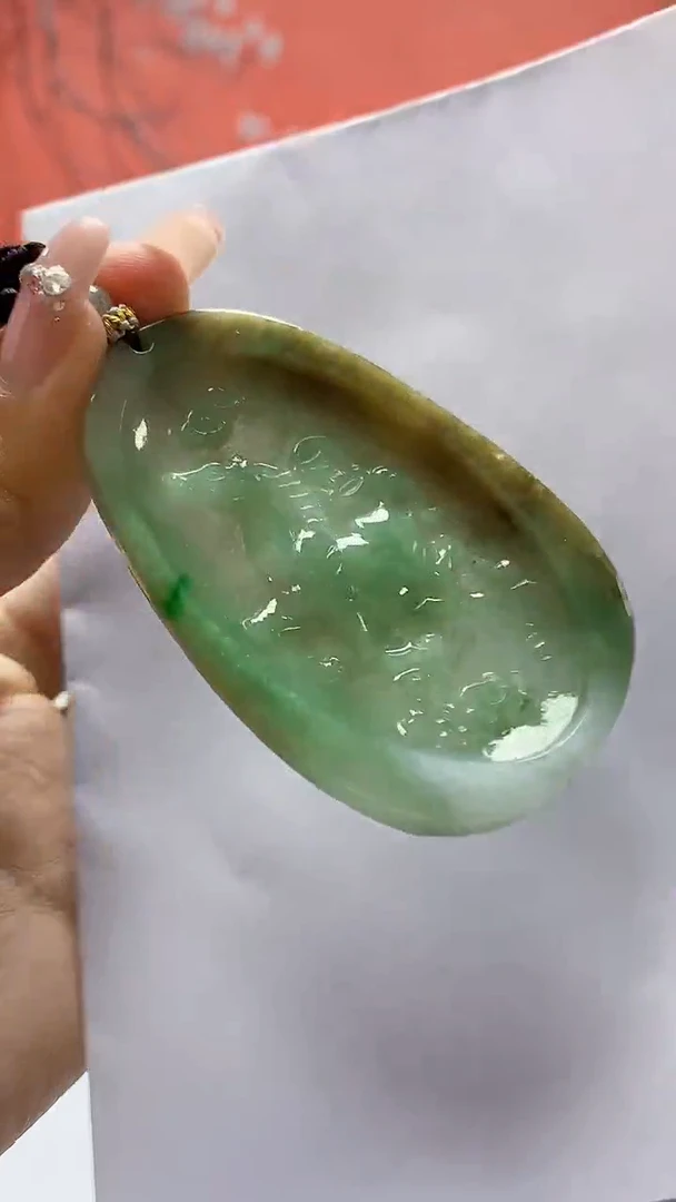 未镶嵌定制翡翠5160ty-毛货挂件200