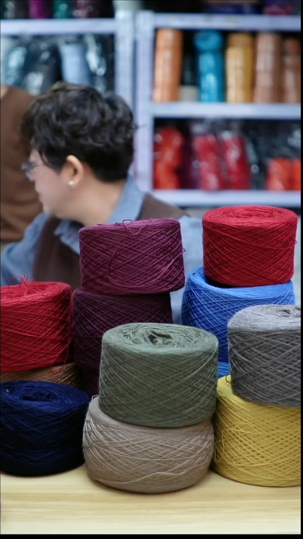 羊毛欢姐手编线B193