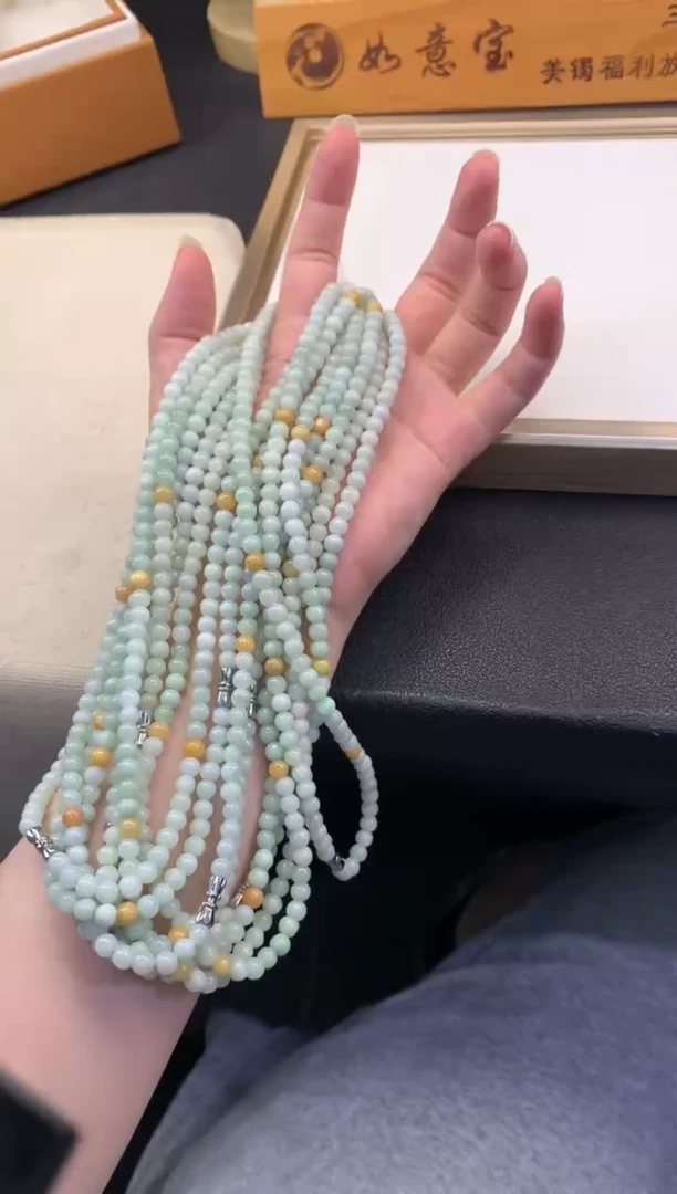 翡翠未镶嵌项链FC475 翡翠项链 多样性发其一