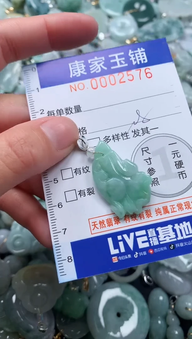 颈饰未镶嵌翡翠2576