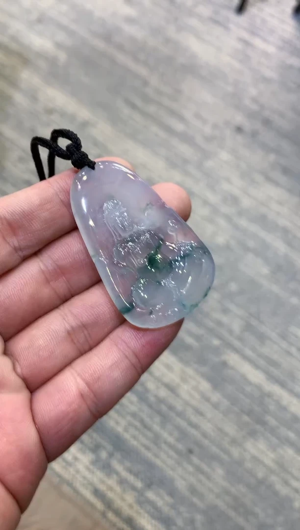 颈饰未镶嵌翡翠天然A货翡翠