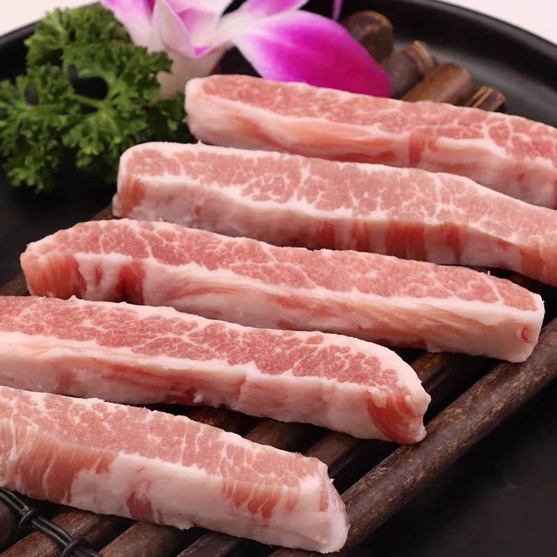 猪肉雪花松板肉200g猪肉同城配