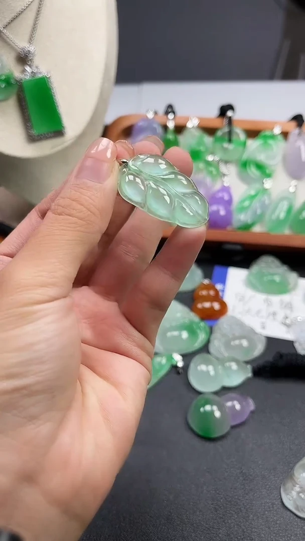 颈饰未镶嵌翡翠  所见即所得 一图一物