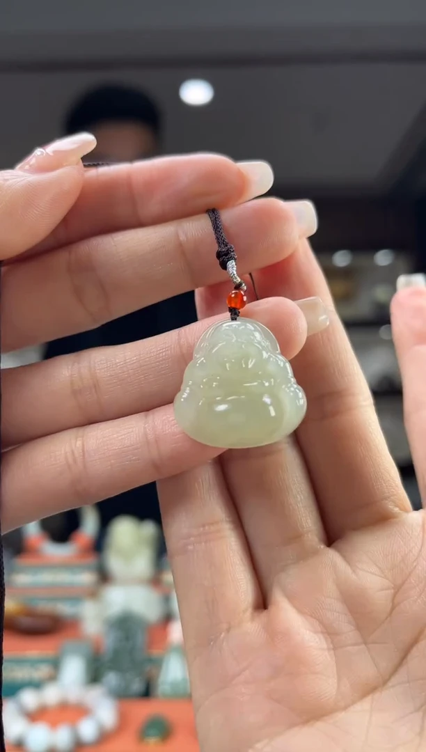 【闪购商品】和田玉颈饰未镶嵌佩佩25mm左右