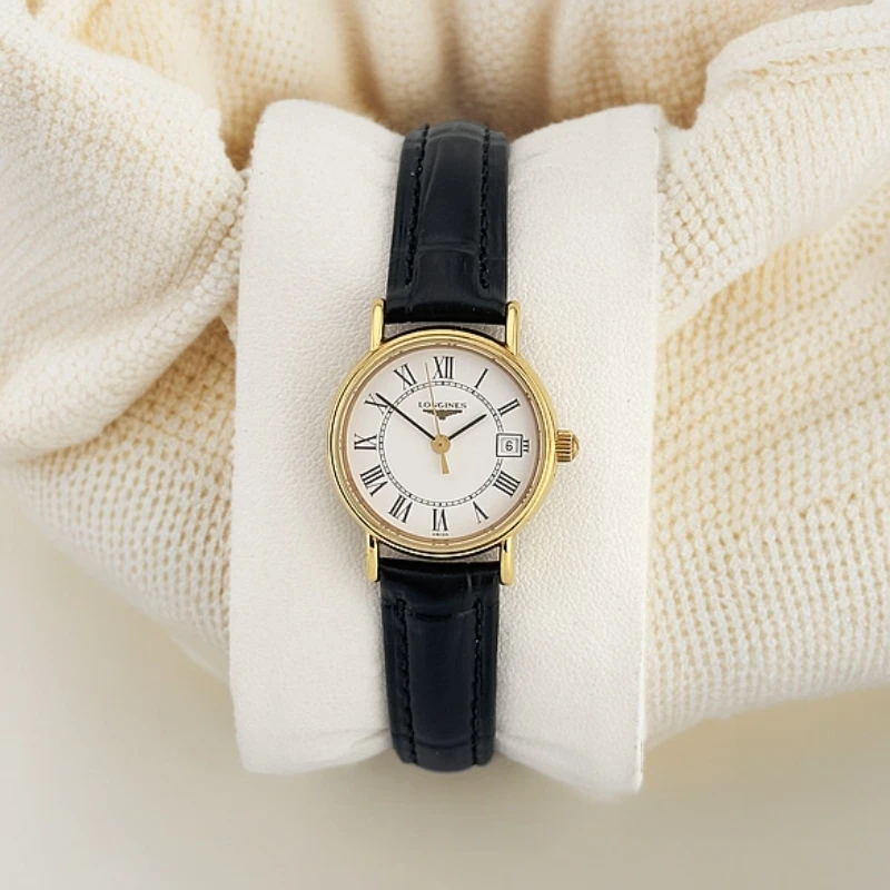 95新 Longines/浪琴 浪琴名表经典设计精致罗马盘女士石英手表