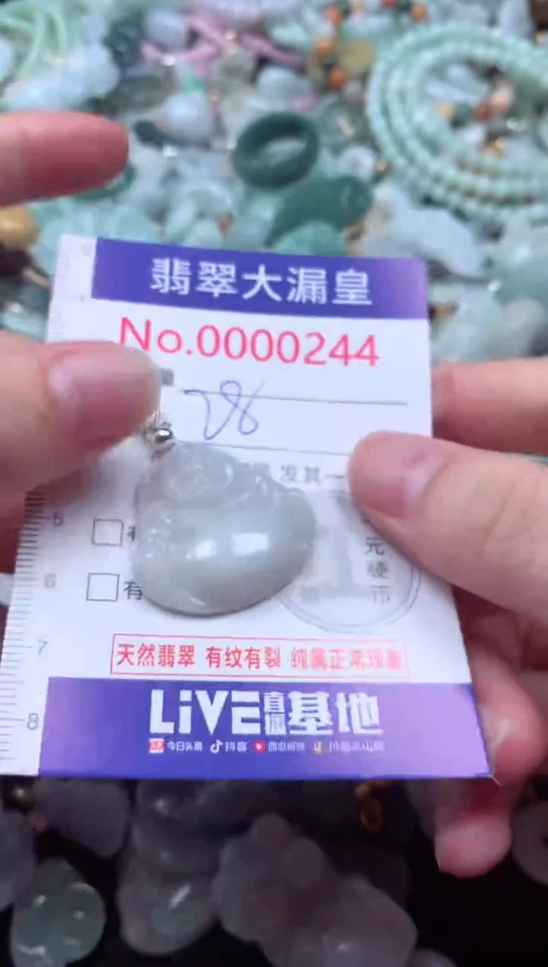 吊坠(不含链)未镶嵌翡翠244
