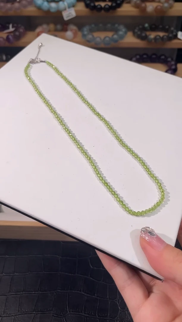 手链未镶嵌橄榄石多样性发一 橄榄石项链