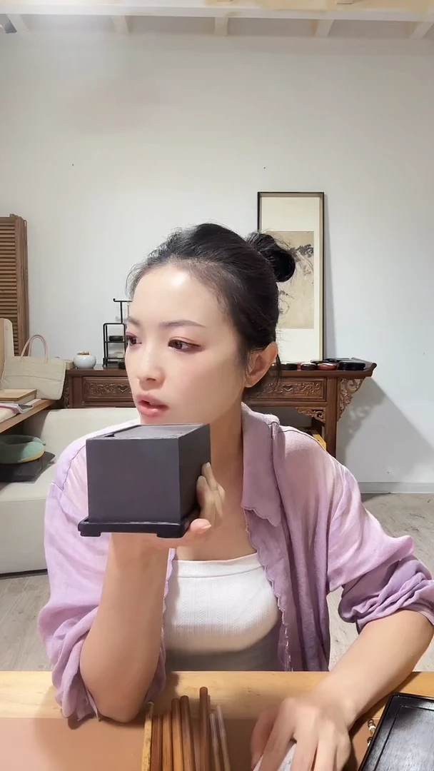 直播专属  端砚典水梅花坑