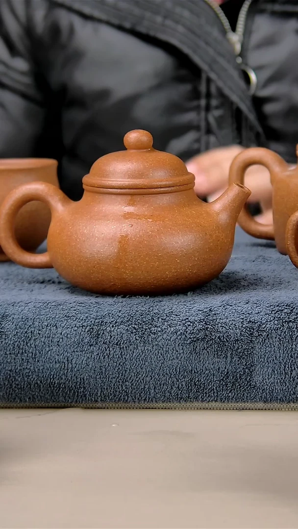 【闪购商品】紫砂茶壶210容天红降坡