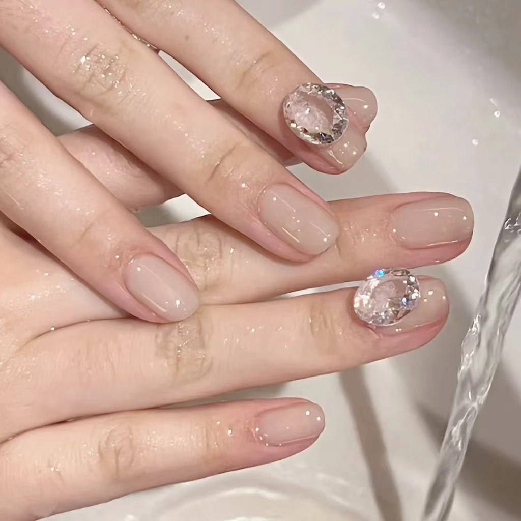 TugeNail“肉桂”【施家全华】ins低饱和裸色氛围感设计师美甲-77专属