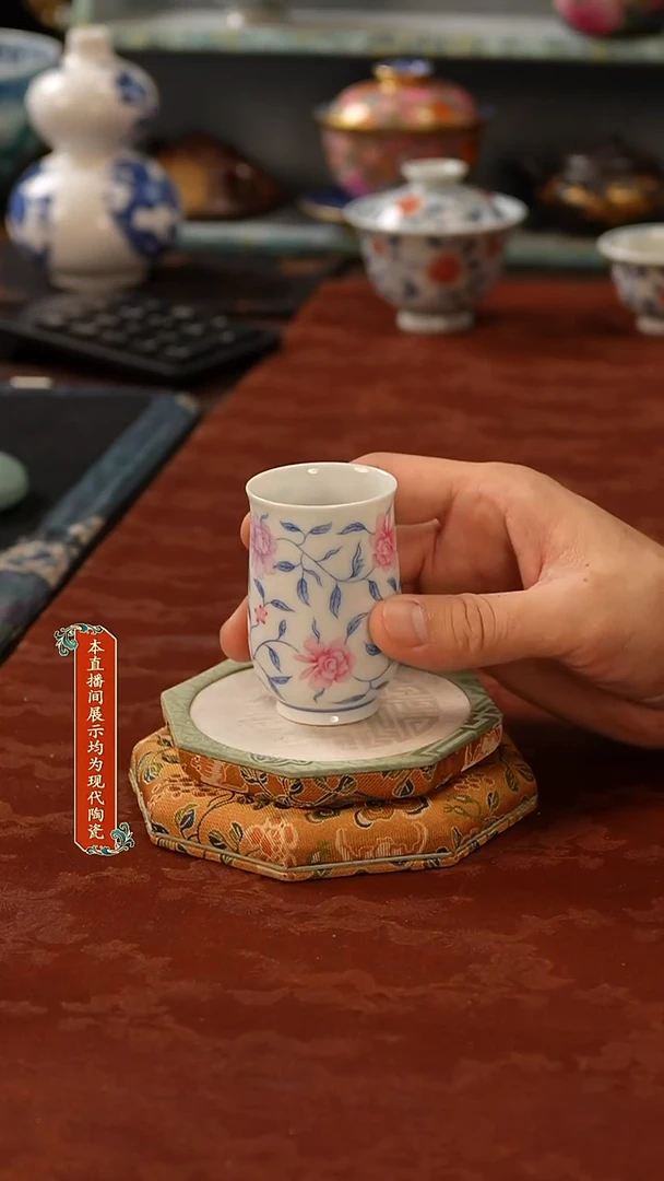 杯子景德镇纯手工手绘陶瓷