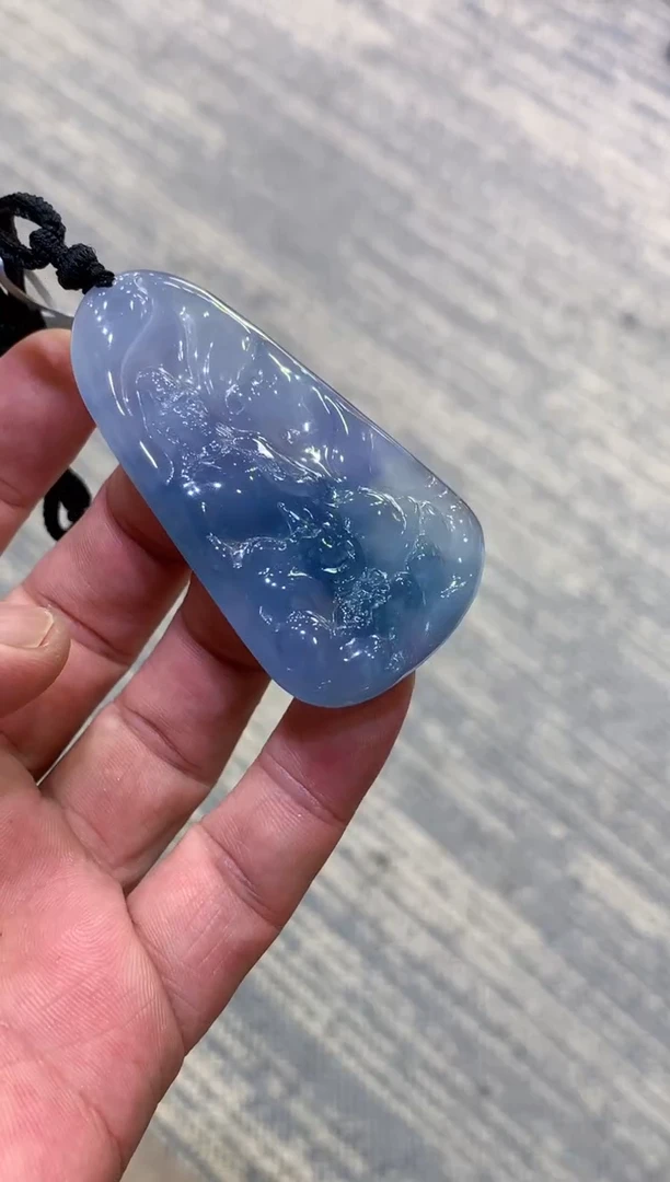 颈饰未镶嵌翡翠天然A货翡翠