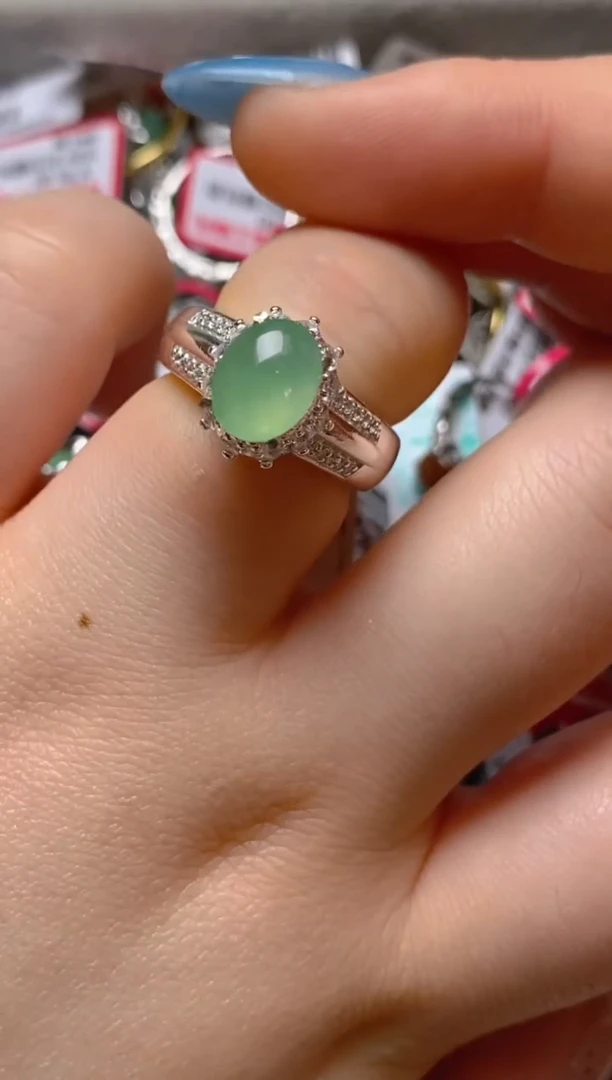 未镶嵌戒指翡翠铜托